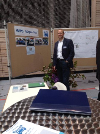 Am 13. Oktober 2013 präsentierte sich der Bürgerbusverein WIPS auf der Leistungsschau des Gewerbeforums Wiernsheim.
